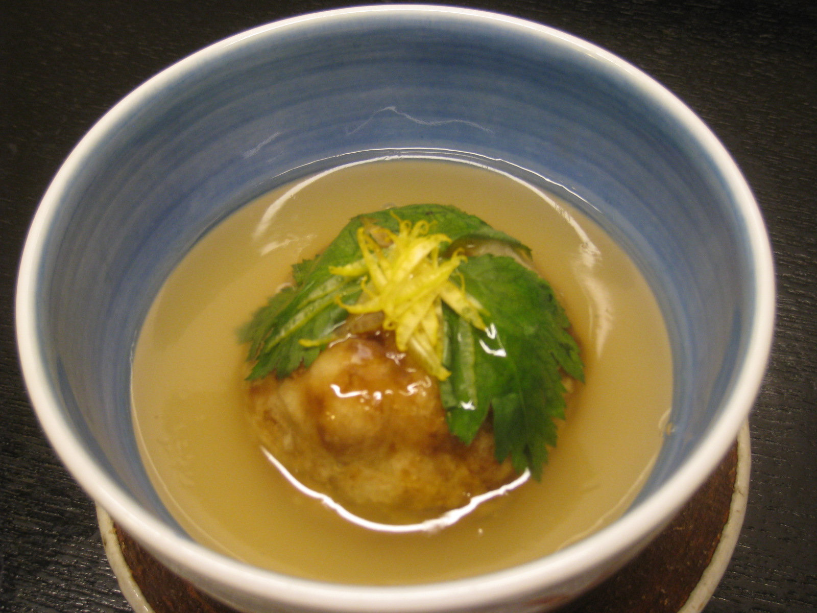 京都の季節料理すっぽん鍋・筍料理・鱧料理の専門店三栄のはす饅頭あんかけ